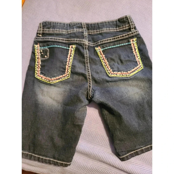 Lot of 3 Shorts & Skirt Girls Size 10 Denim Regular Fit Cotton Blend (KK2) - Picture 4 of 11